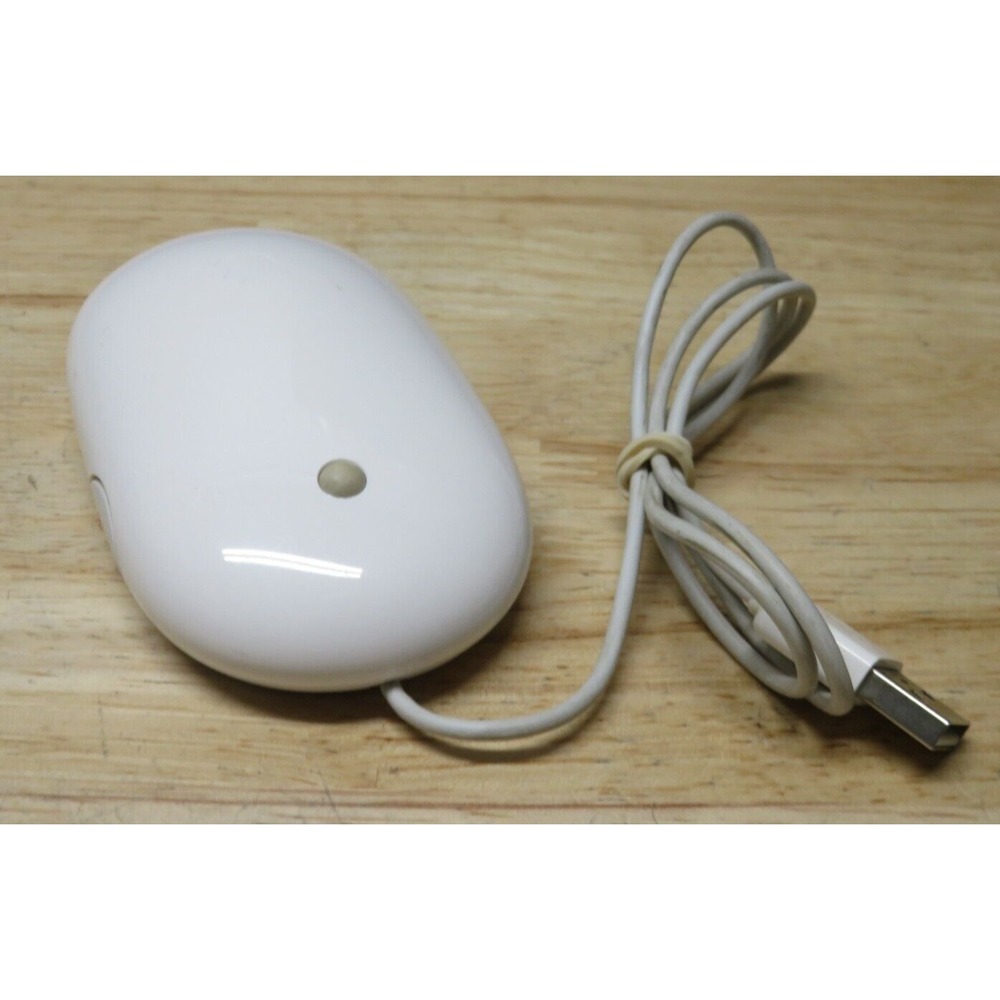 Apple USB Wired Optical Mouse Model No A1152 Works Perfectly MAC USB MOUSE - Picture 3 of 9